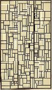 Theo van Doesburg, Design for Stained-Glass Composition V.